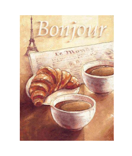 Алмазная вышивка Bonjour 30x40 см DM-222