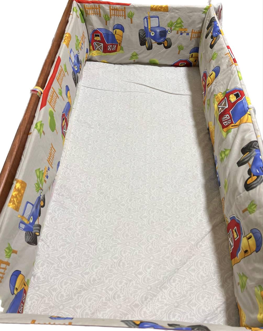 Защитные бортики в детсвую кроватку 180x30 см 2 шт. (997)