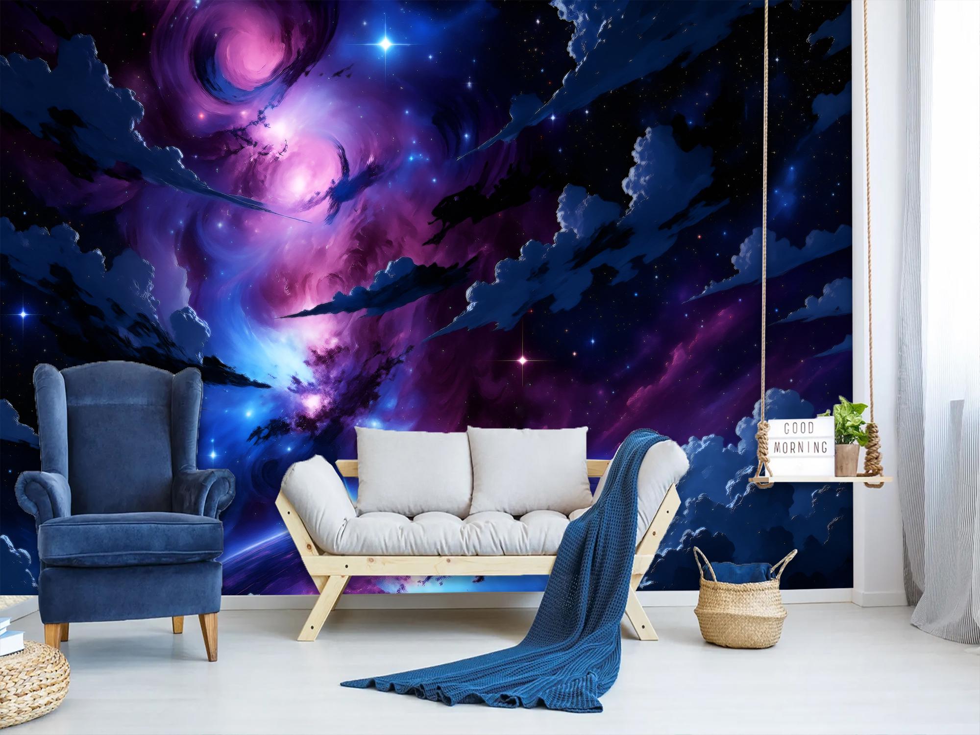 Фотообои флизелиновые Upstream Космический Шторм Света 153х230 см (S5SPC-036/3) - фото 8