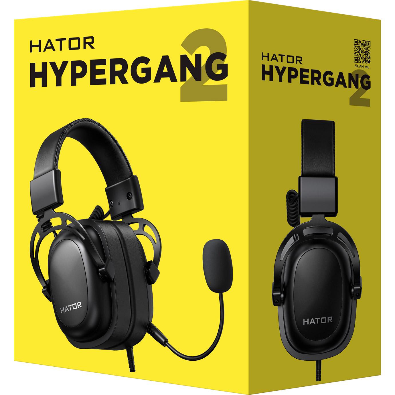 Навушники ігрові Hator Hypergang 2 Black (HTA-910) - фото 5 Навушники ігрові Hator Hypergang 2 Black (HTA-910) - фото 5