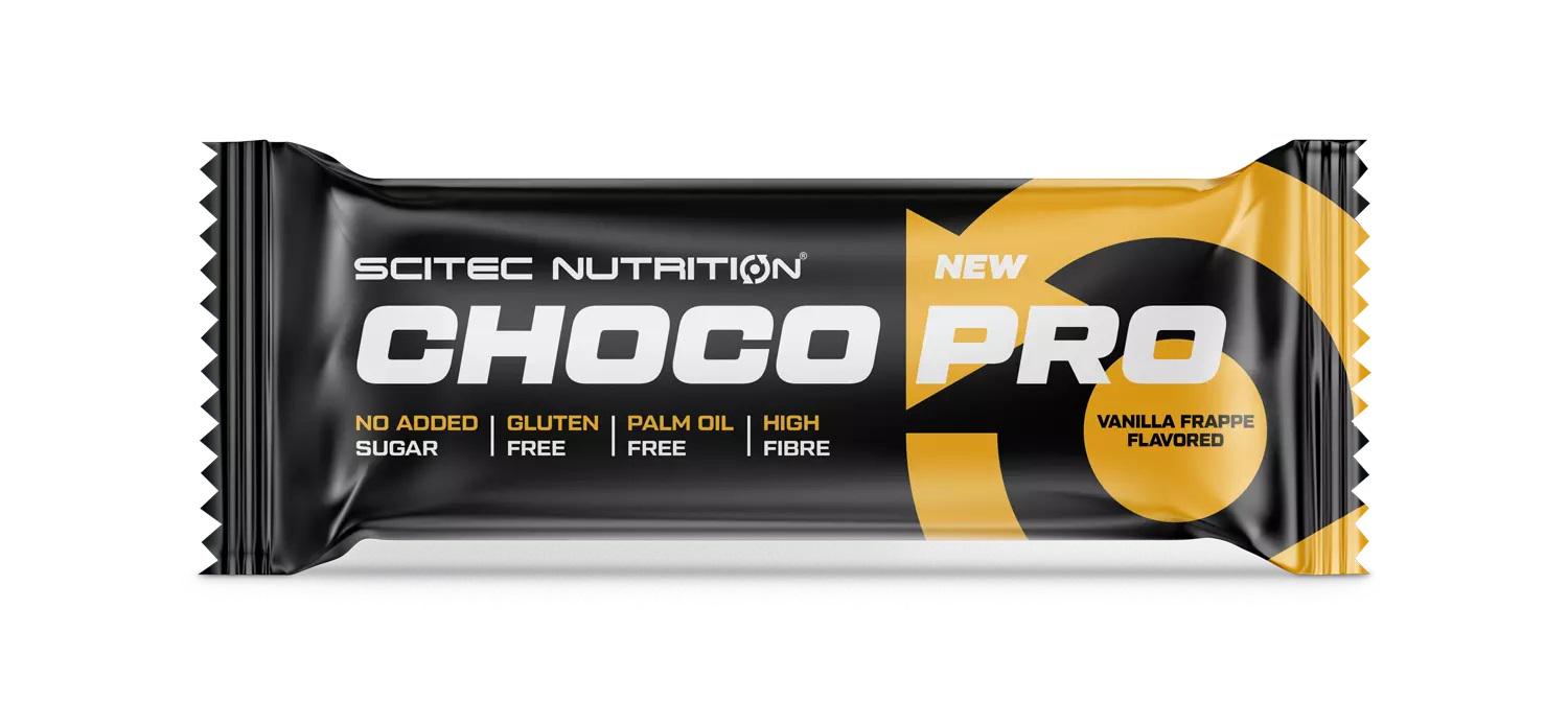 Вуглеводно-протеїновий батончик Scitec Nutrition Choco Pro Bar 55 g Vanilla Frappe