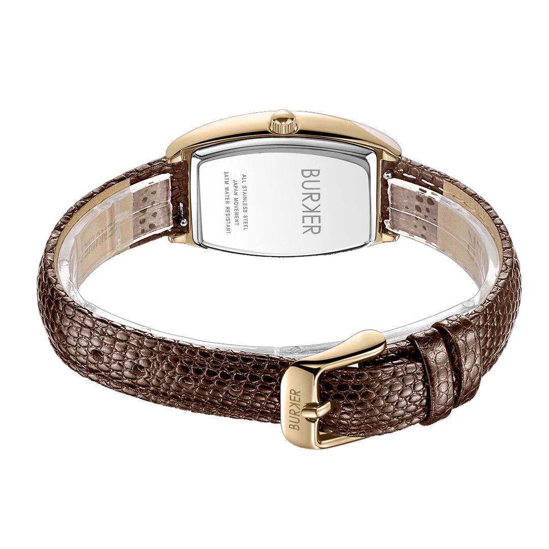 Годинник жіночий Burker Grace Gold Brown Leather (0433) - фото 5
