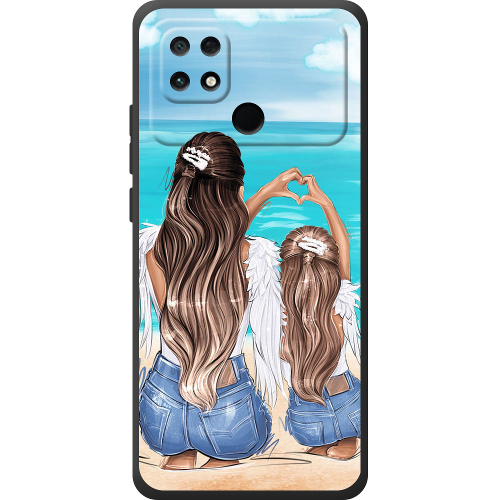 Чехол BoxFace Poco С40 Family Vacation Черный силикон (44597-up2380-44611)