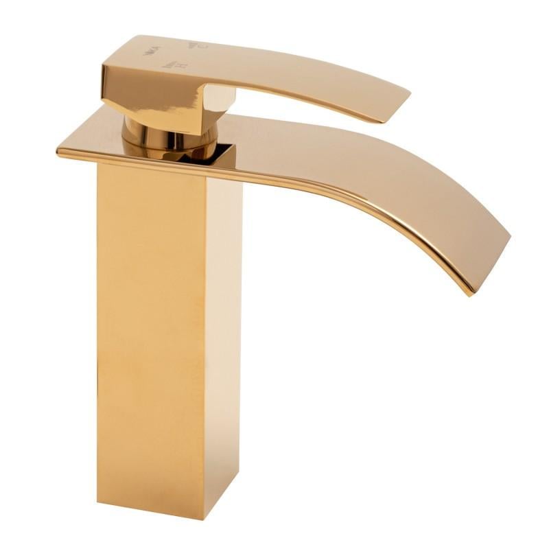 Смеситель для умывальника Yoka BU.NIAGARA 24 GLD однорычажный Золотой (158856)