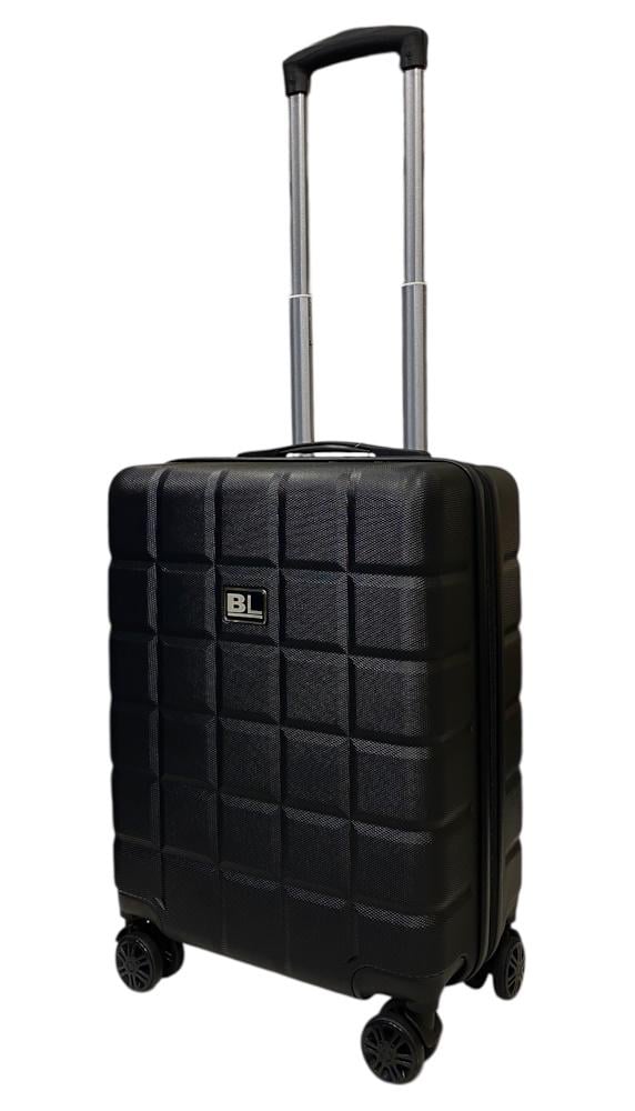 Чемодан малый ручная кладь JB2063 поликарбонат/ABS-пластик S Черный