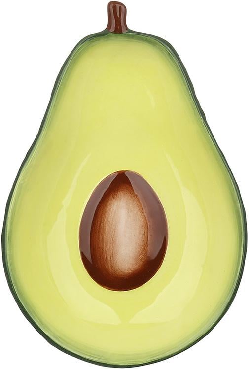 Тарілки керамічні Авокадо 6 шт. 18х12 см