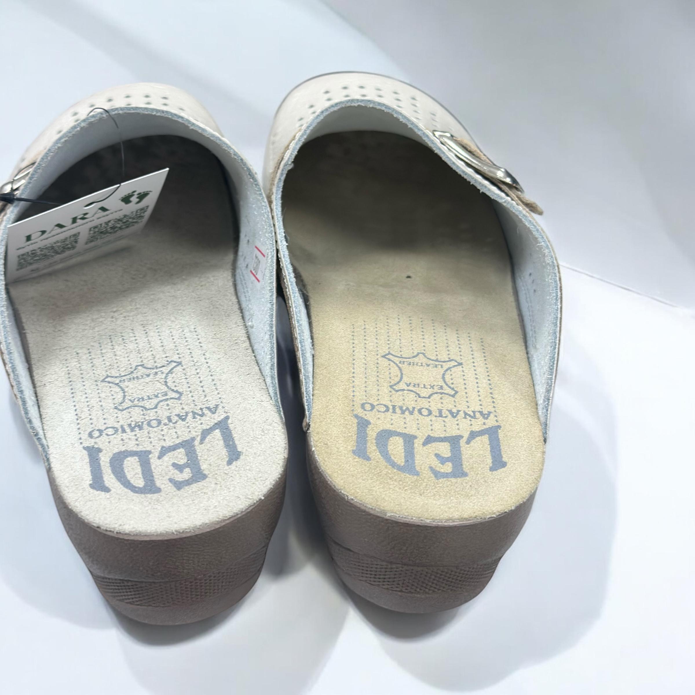 Сабо женские Ledi Anatomic кожаные р. 37 Бежевый (321/17) - фото 6 Сабо женские Ledi Anatomic кожаные р. 37 Бежевый (321/17) - фото 6