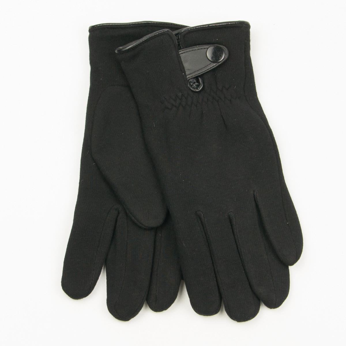 Мужские зимние трикотажные перчатки с махровой подкладкой М (18-1-30/2)