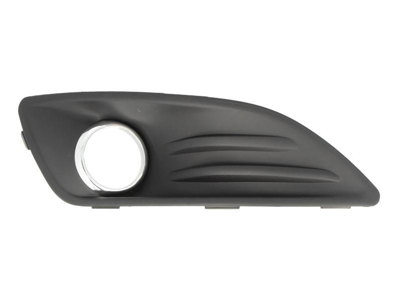 Решетка бампера AVTM Ford Fiesta 13-17 правая с отверстием для противотуманок матовая (2816 918)