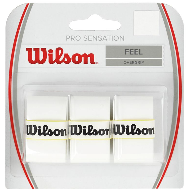 Обмотка Wilson pro overgrip sensation 3 pack White (WRZ4010)