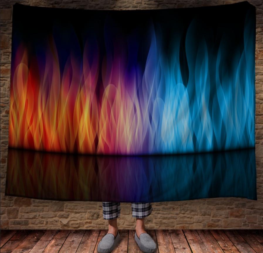 Плед з 3D принтом Яскраві вогні 150x200 см (epi_0921)