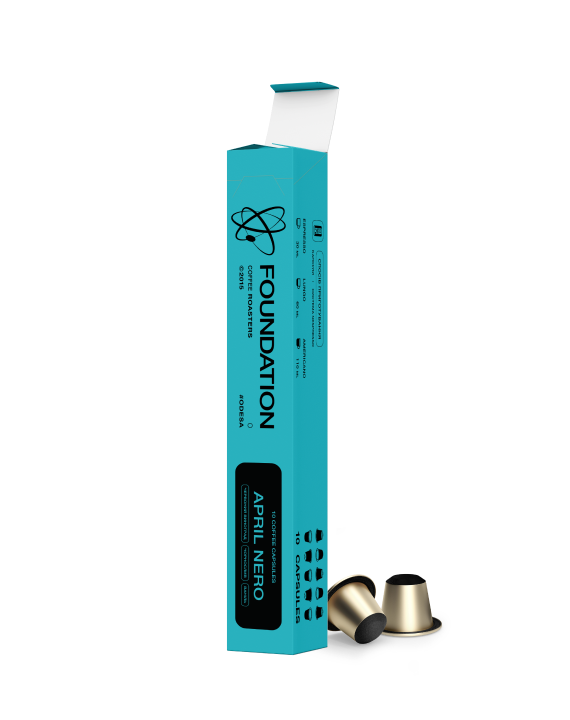 Кофе в капсулах Foundation Coffee Roasters April Nero 10 шт. Кофе в капсулах Foundation Coffee Roasters April Nero 10 шт.