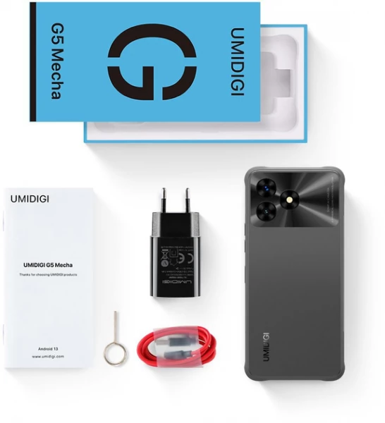 Смартфон Umidigi G5 Mecha RP08 8/128ГБ Space Gray (6973553523019) - фото 10