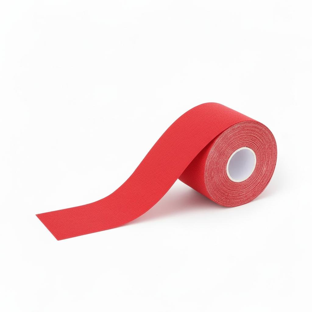 Кінезіо тейп еластичний для спорту/реабілітації та косметології 2,5х2,5 см 5 м Червоний (2767546392)