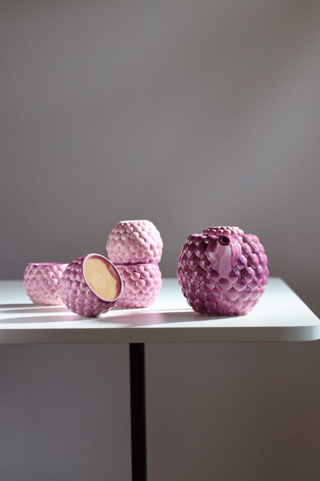 Набор для чайной церемонии Фиолетовый ягодный ручной работы (TS-23) - фото 10 Набор для чайной церемонии Фиолетовый ягодный ручной работы (TS-23) - фото 10