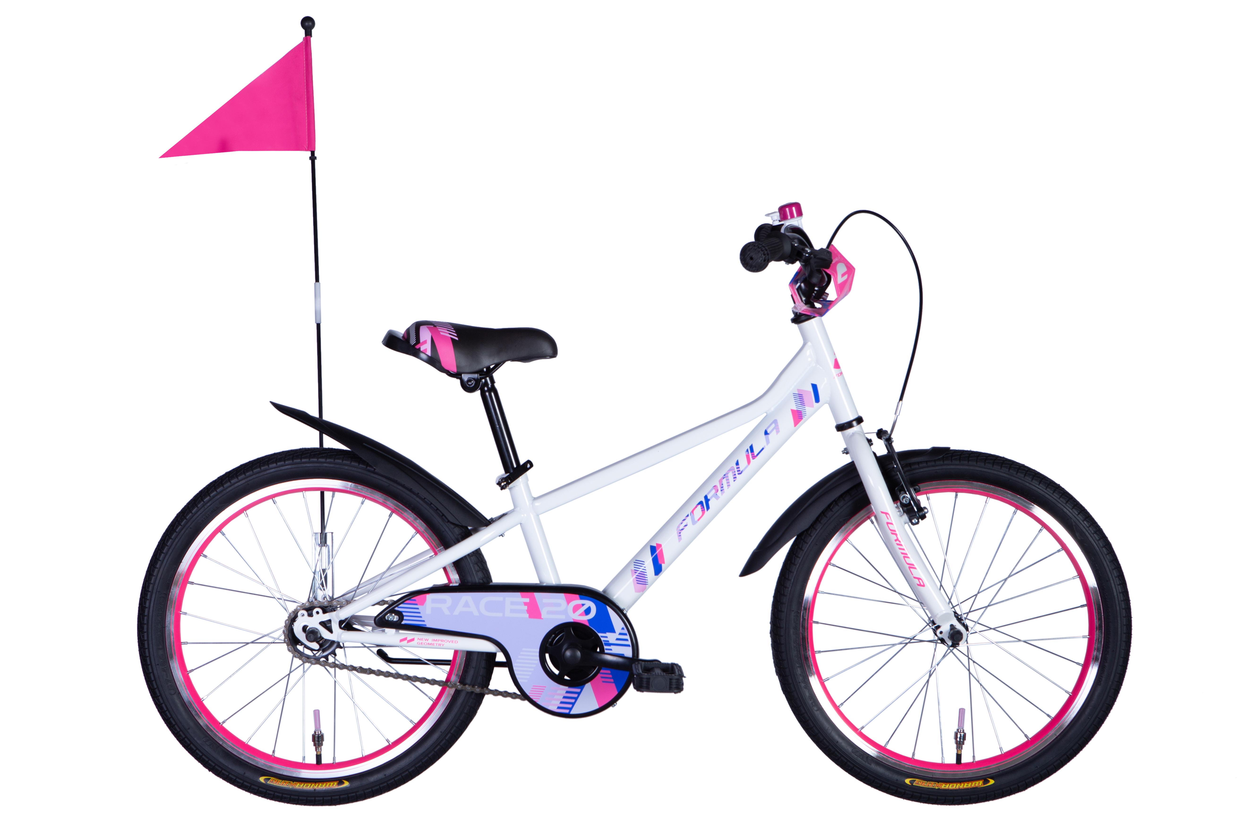 Велосипед ST 2025 20" Formula 2025 RACE BH рама 10" Белый с розовым (OPS-FRK-20-230) - фото 1 Велосипед ST 2025 20" Formula 2025 RACE BH рама 10" Белый с розовым (OPS-FRK-20-230) - фото 1