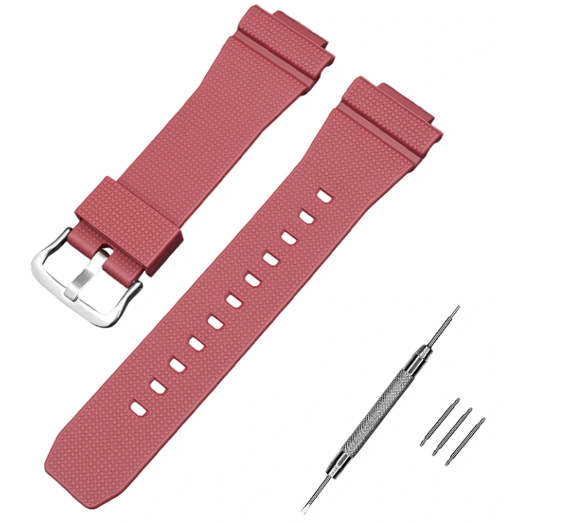 Ремінець для Casio G-Shock GM-2100 Red SI (3799) Ремінець для Casio G-Shock GM-2100 Red SI (3799)