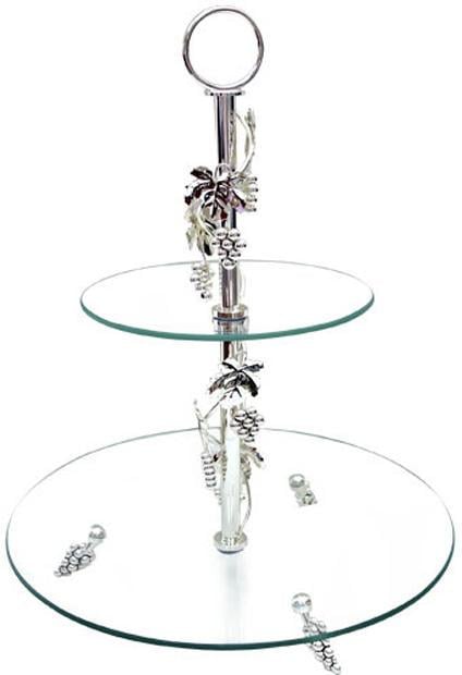 Фруктівниця Grapes 2-х ярусна декоративна 30х20х29 см Фруктівниця Grapes 2-х ярусна декоративна 30х20х29 см