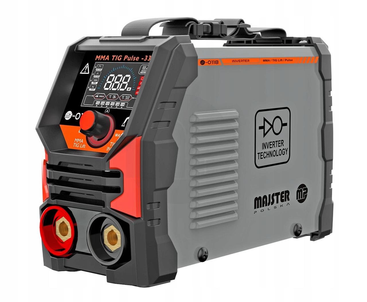 Инверторный сварочный аппарат Majster Polska MP0118 20-330 А Инверторный сварочный аппарат Majster Polska MP0118 20-330 А