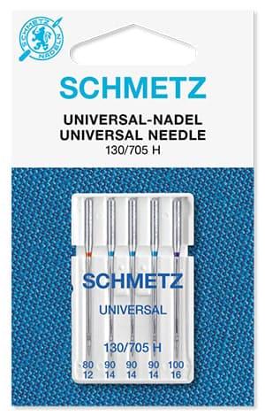 Игла универсальная Universal №80 1 шт. 90 3 шт. 100 1 шт. SCHMETZ бытовой швейной машинки