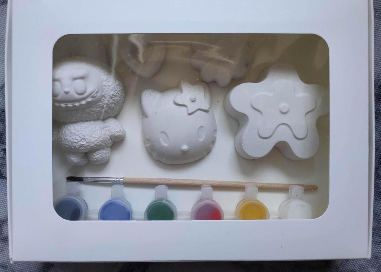 Набір подаруновий PandClub гіпсові фігурки з акриловими фарбами (PNBR28)