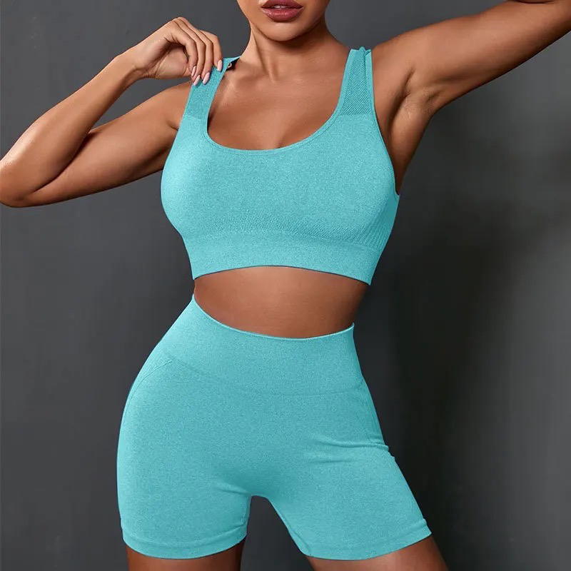 Костюм женский спортивный для фитнеса М Мятный (SKM)