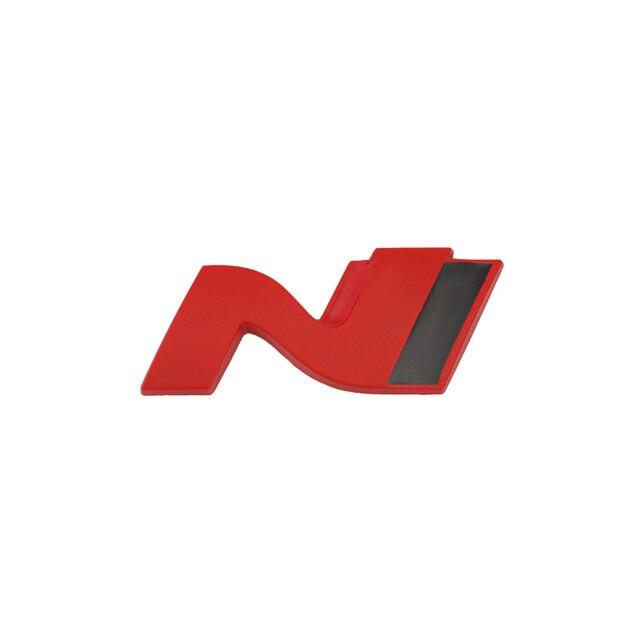 Эмблема Hyundai N line на крышку багажника Красный (1670732421)