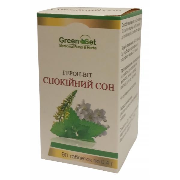 Комплекс для сна Green Set Герон-вит Спокойный сон 90 табл. (000024082) Комплекс для сна Green Set Герон-вит Спокойный сон 90 табл. (000024082)