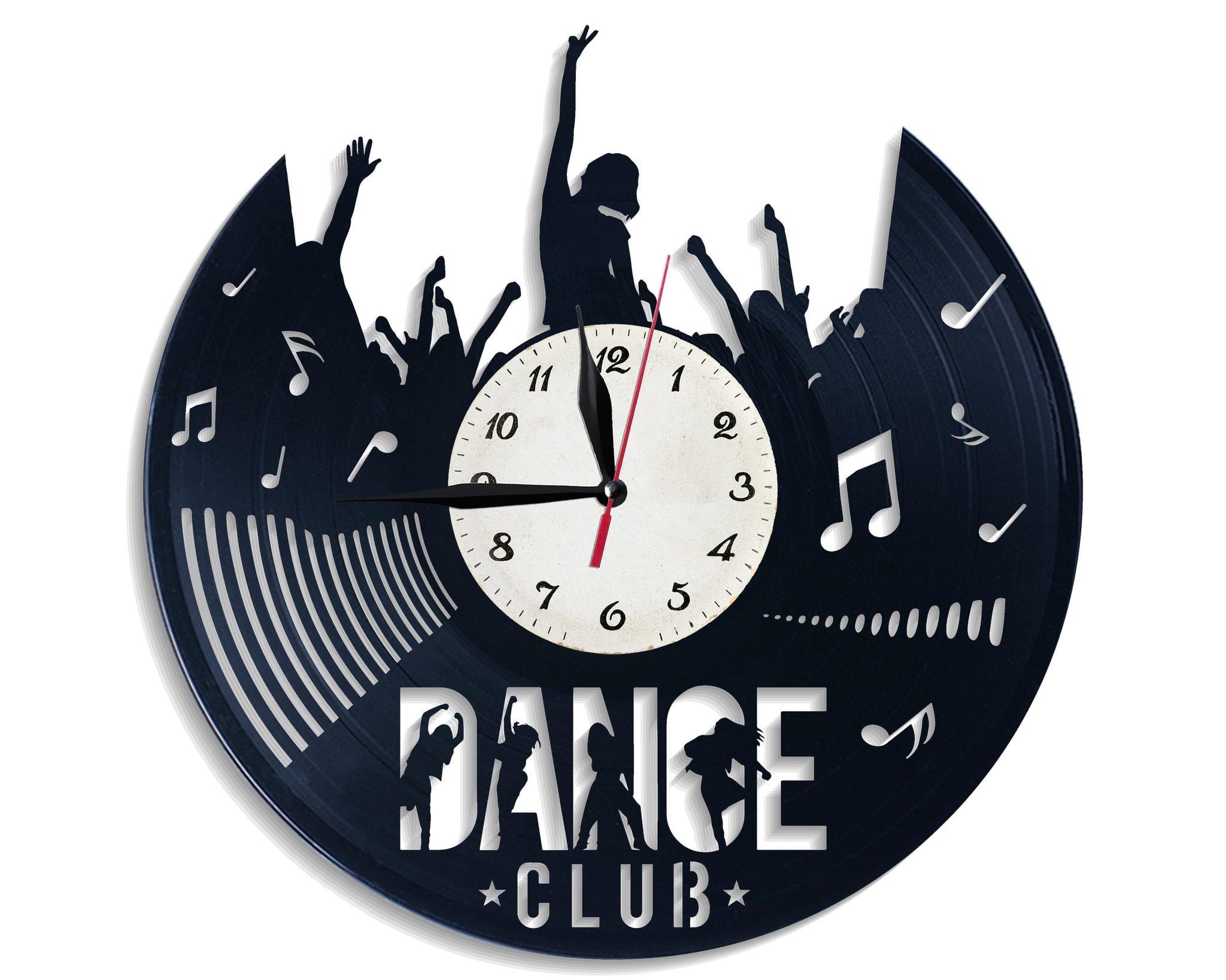 Часы настенные Dance Club 2581 из виниловой пластинки
