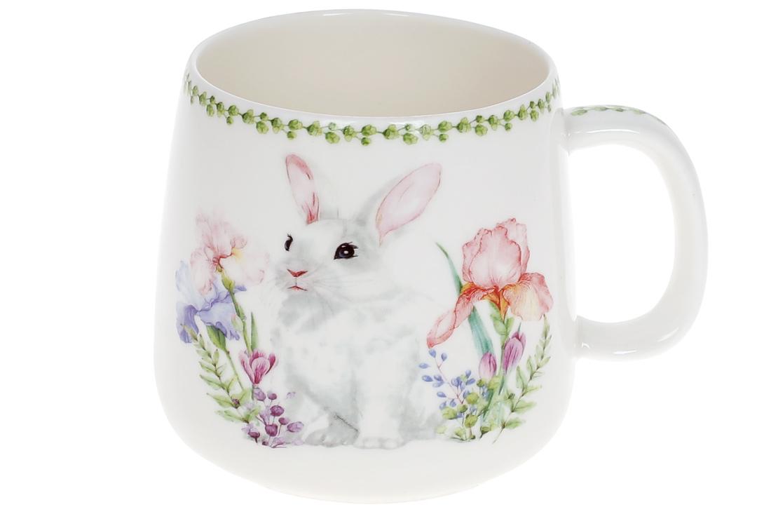 Кружка фарфоровая BonaDi Весенняя история 400 мл (498-177)