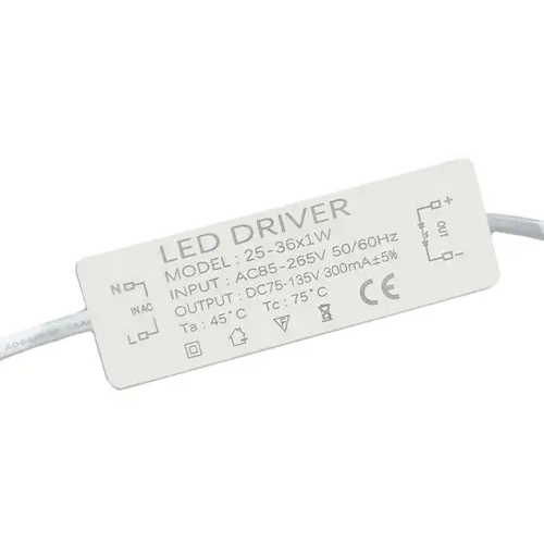 Блок питания для светодиодных лент 25-36x1W AC 85-265V/DC 75-135V