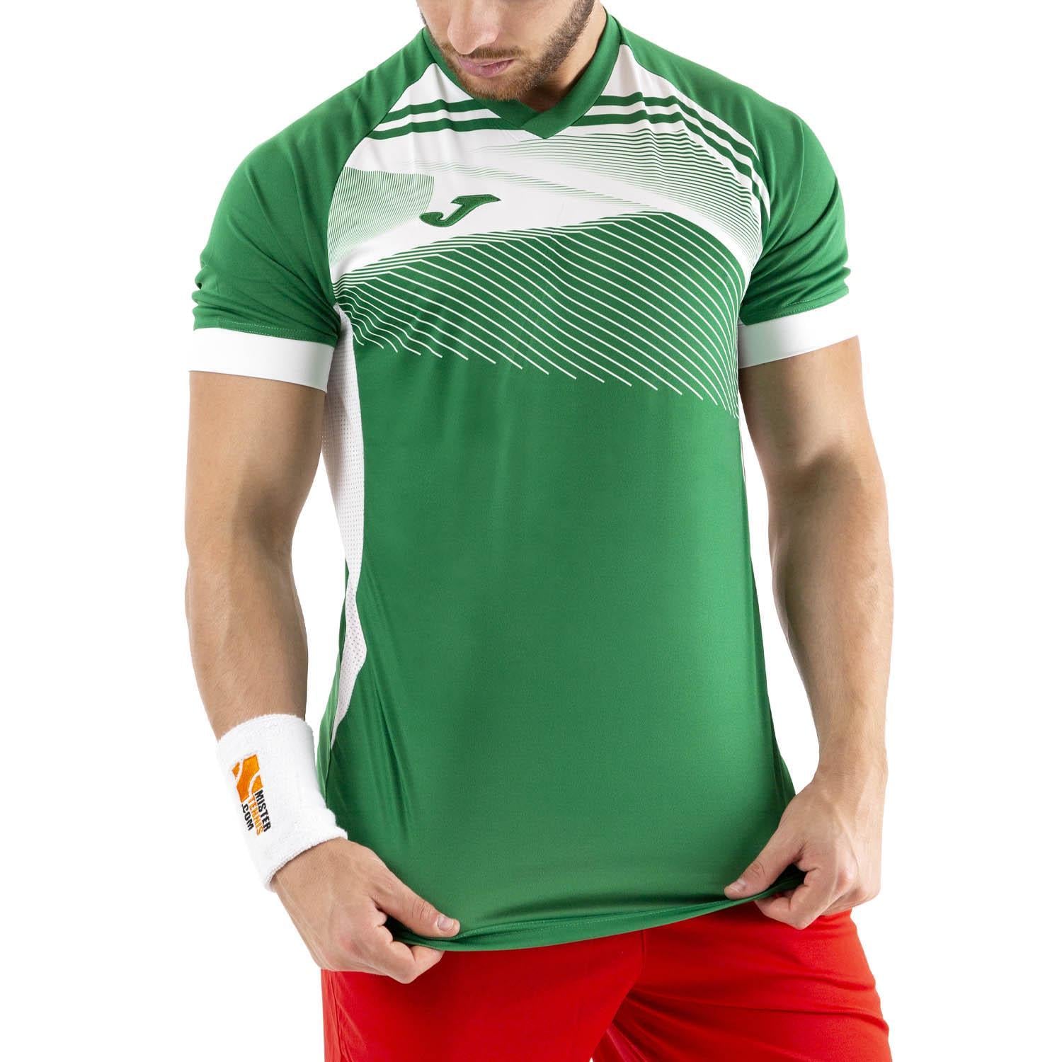 Футболка Joma 101604.452 Supernova Ii T-Shirt S/S S Green-White (9681254)