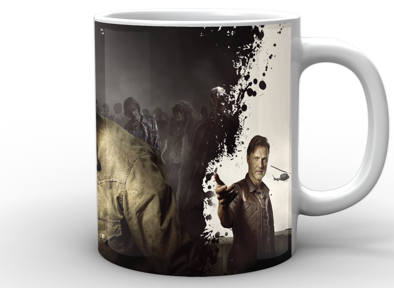 Чашка GeekLand The Walking Dead Рик Граймс 330 мл Белый (WD.02.020)
