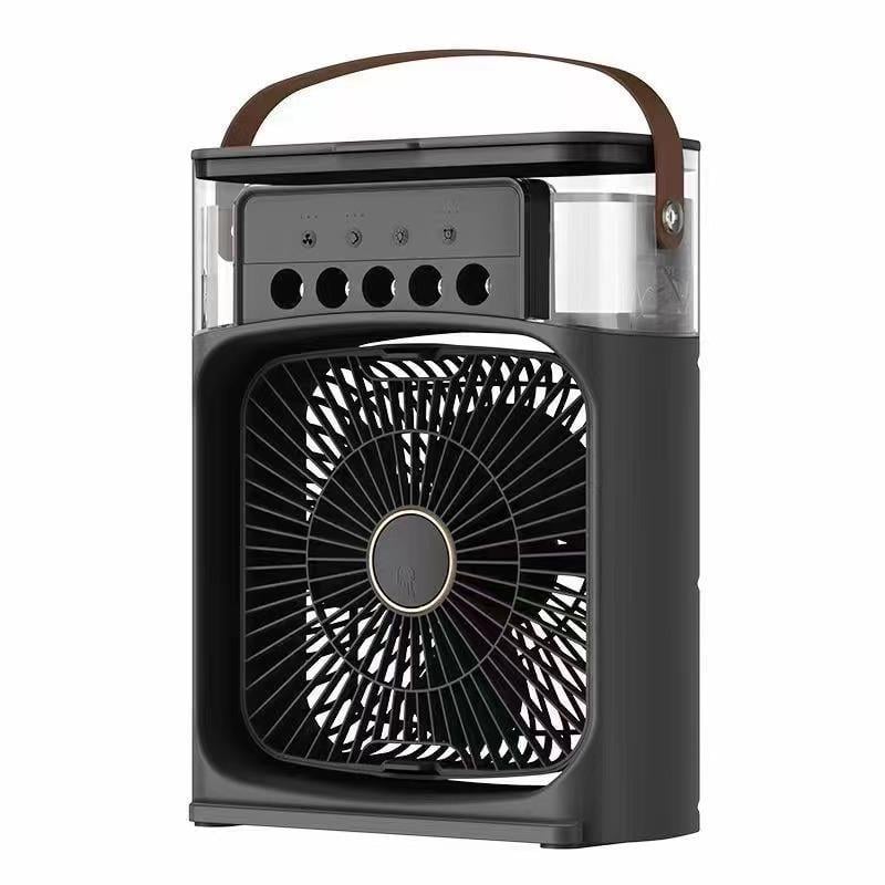 Вентилятор-увлажнитель настольный RGB/USB/LED подсветка Черный (MX-00009128Black)