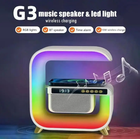 ᐉ Настольная лампа RGB G3 смарт с беспроводной зарядкой • Купить в ...