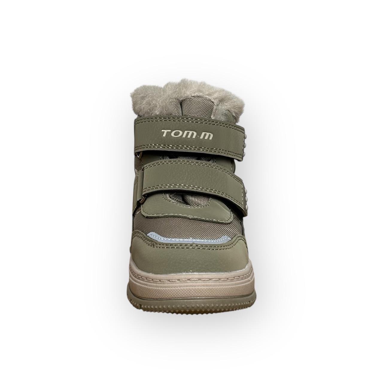 Сапоги детские зимние для мальчика ТОМ.М с подсветкой р. 24/15,5 см Хаки (29786232) - фото 3