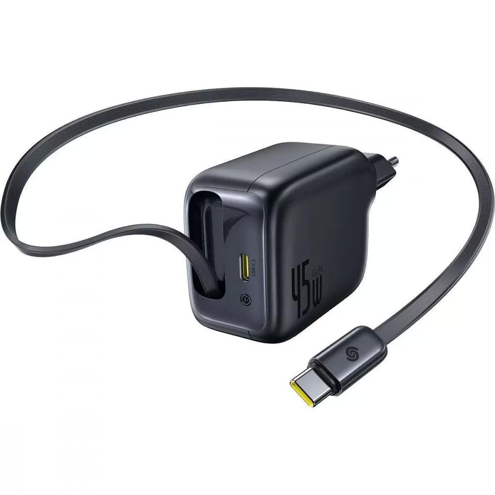 Зарядное устройство BASEUS EnerCore CJ11 45W 2xType-C PD/QC 100-240V Черный (701480001) Зарядное устройство BASEUS EnerCore CJ11 45W 2xType-C PD/QC 100-240V Черный (701480001)
