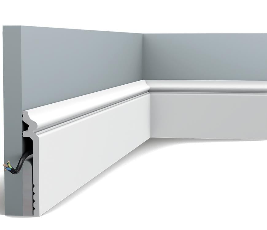 Плинтус напольный гладкий Orac Decor SX186 2000х138х22 мм (2866) Плинтус напольный гладкий Orac Decor SX186 2000х138х22 мм (2866)