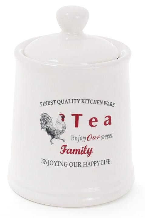 Банка керамическая Тоскана Family TEA 650 мл для хранения сыпучих продуктов (BD-875-374)