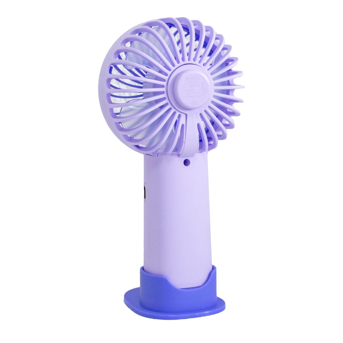 Вентилятор акумуляторний TX265 з підставкою Фіолетовий (1011017-Violet-3) - фото 3