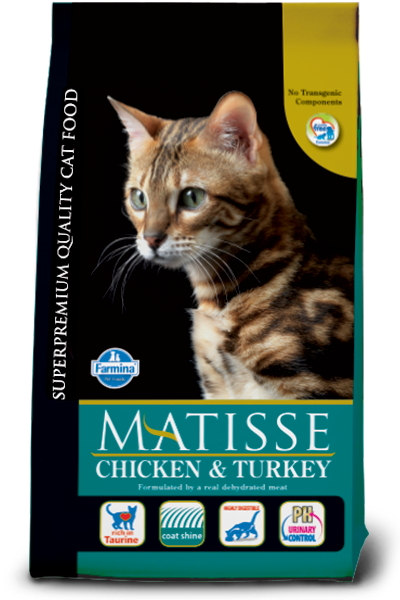 Корм сухой для котов Farmina Matisse Cat Chicken & Turkey 10 кг (24148489)
