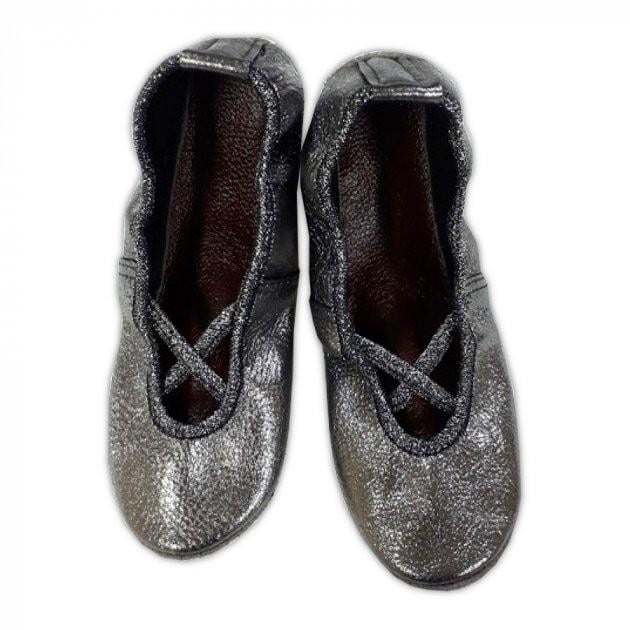 Чешки SMK 330 никель Кожа р. 36 23 см silver