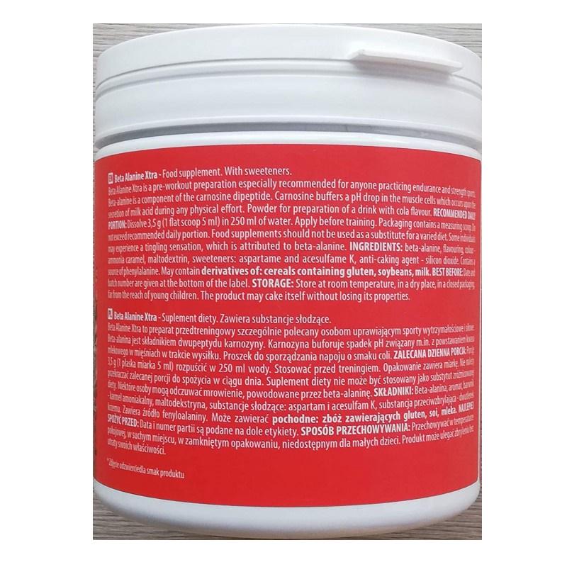 Бета-аланін для спорту Activlab Beta Alanine 300 г 85 порцій Strawberry - фото 2