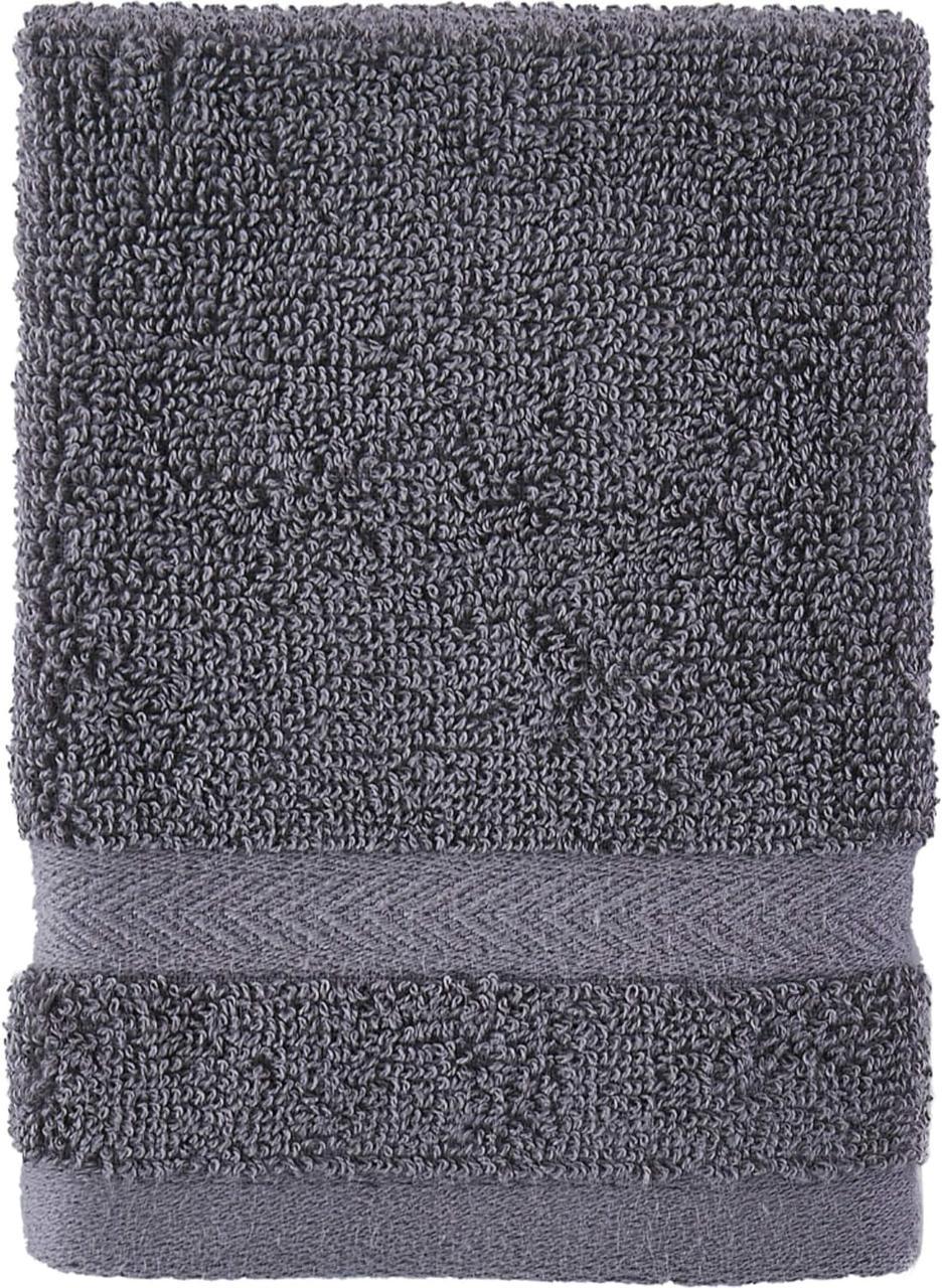 Рушник для обличчя Tommy Hilfiger Modern American Solid Cotton Wash Cloth Темно-сірий (2036125344) - фото 1