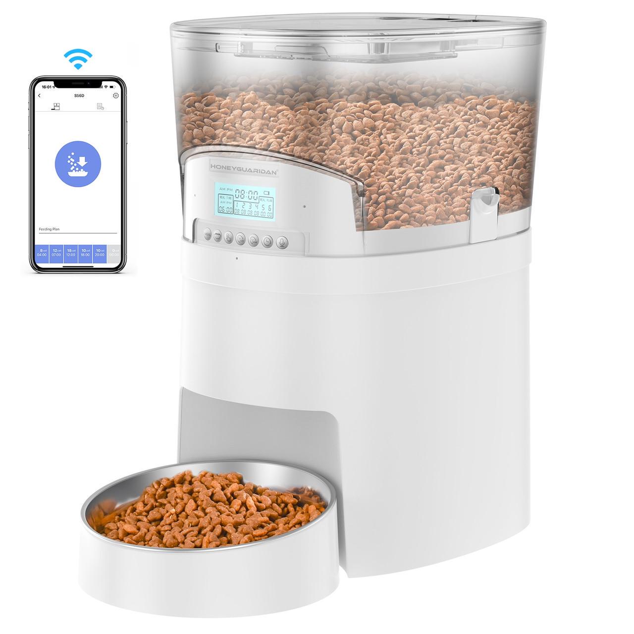 Кормушка автоматическая для кошек и собак HONEYGUARIDAN S40 4 л Wi-Fi (1828323417) - фото 8 Кормушка автоматическая для кошек и собак HONEYGUARIDAN S40 4 л Wi-Fi (1828323417) - фото 8