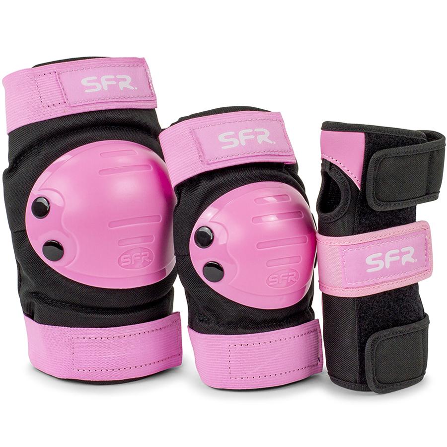 Защита набор SFR Ramp Jr L Black/Pink - фото 2