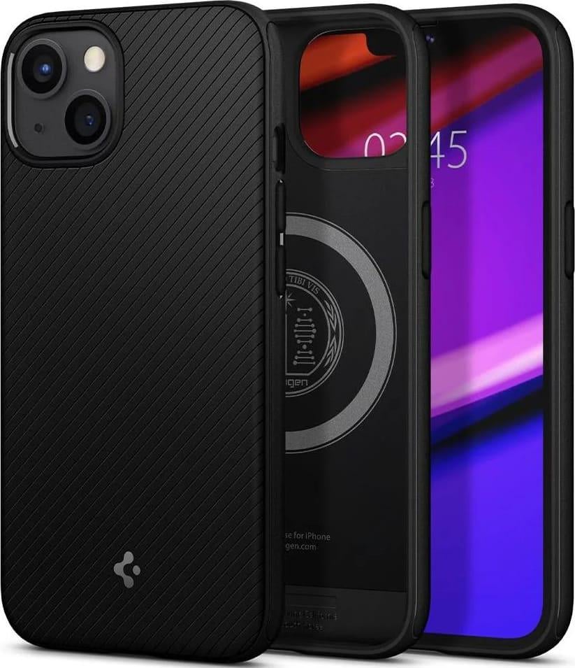 Чехол противоударный Spigen Core Armor Mag MagSafe MagFit для Iphone 13 Mini/12 Mini Black (ACS03681)