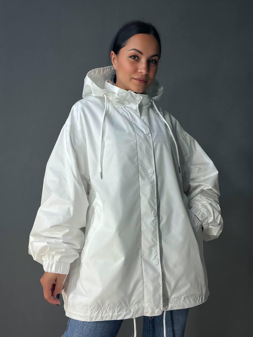 Куртка женская Lady Yep 9096-1 с капюшоном OS Белый (26755945) - фото 1