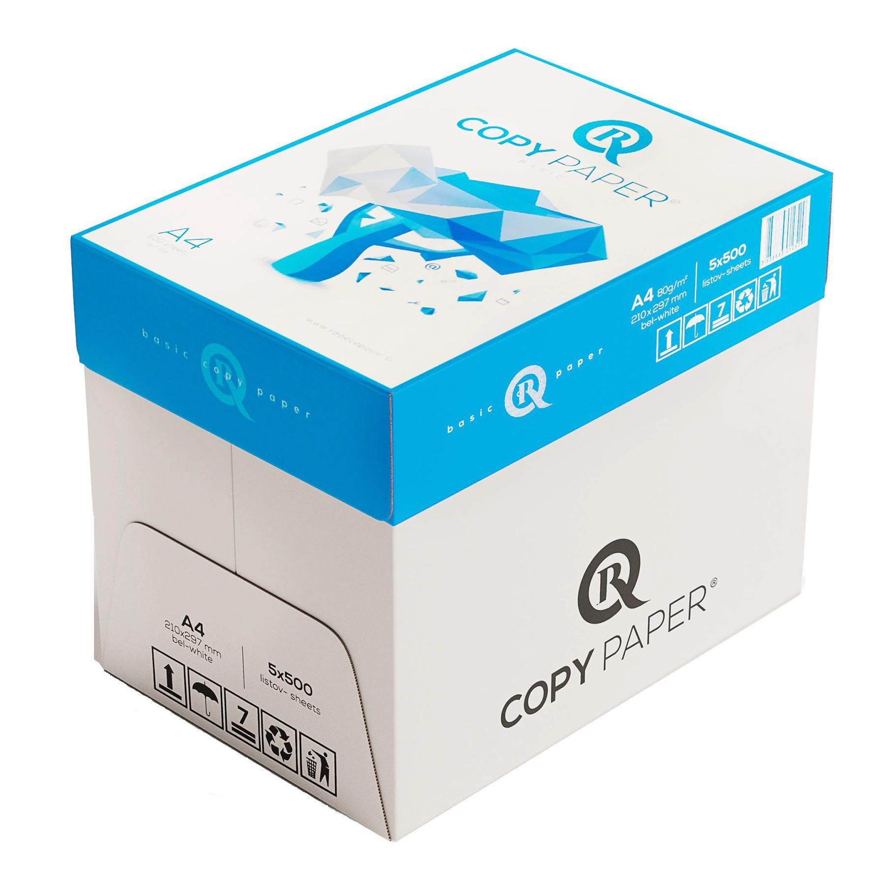 Бумага офисная R COPY BASIC A4 80 г/м2 500 л. 5 пачек (10011) - фото 2 Бумага офисная R COPY BASIC A4 80 г/м2 500 л. 5 пачек (10011) - фото 2