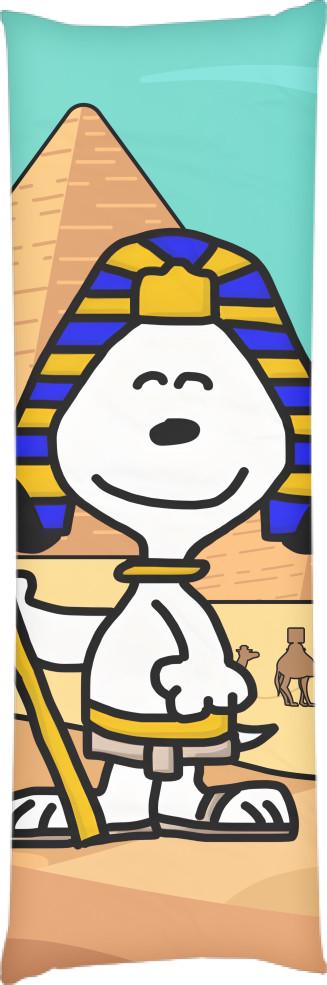 Подушка дакимакура Snoopy Фараон 60x180 см (14105920)